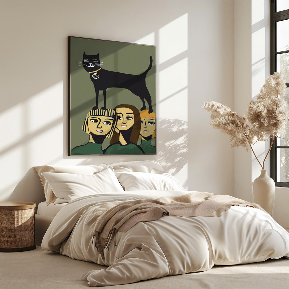 Schwarze Katze Regeln | Poster