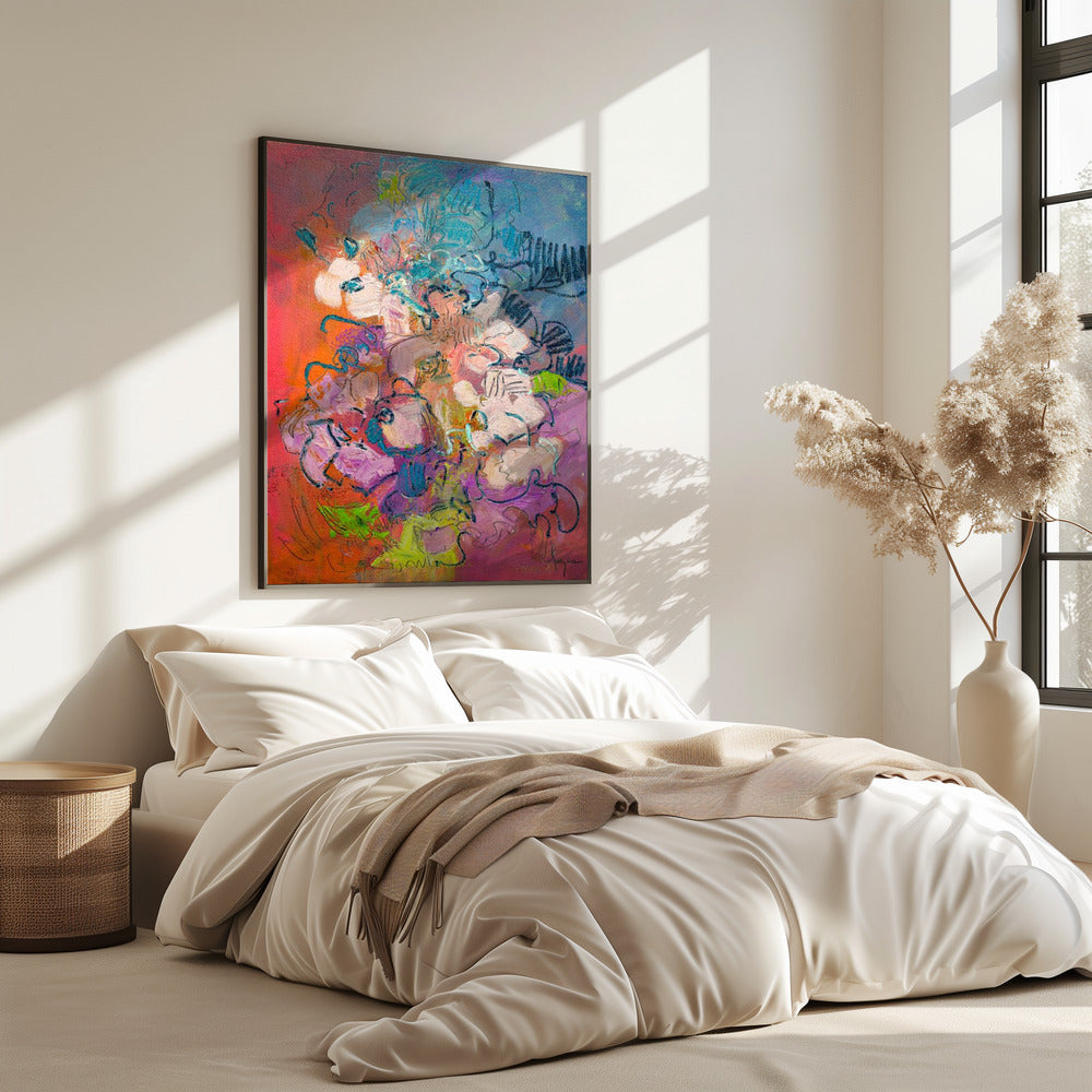 Florale Traumlandschaft | Poster