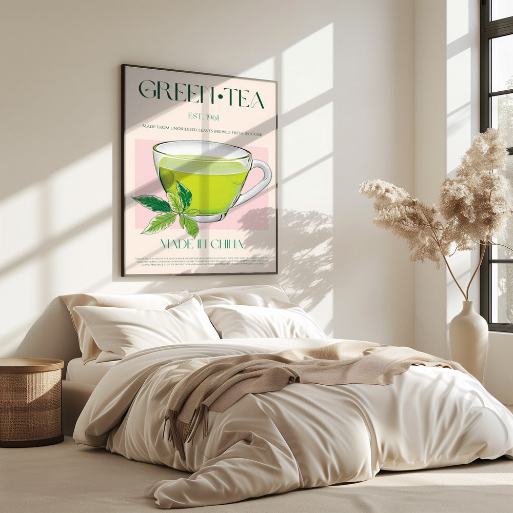 Frischer grüner Tee | Poster