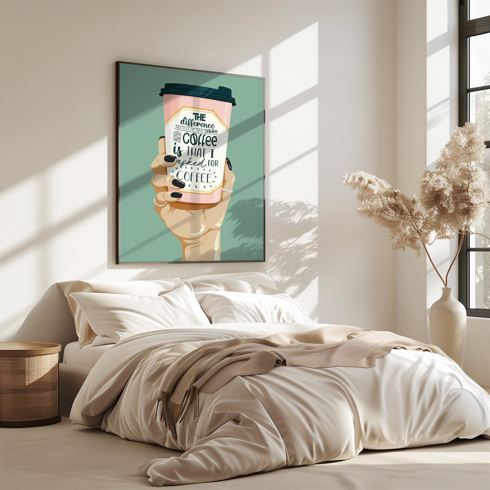 Nach Kaffee gefragt | Poster