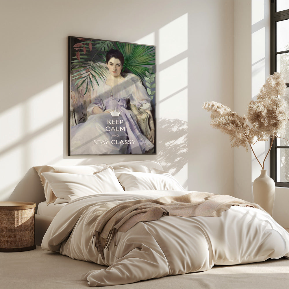 Bleiben Sie ruhig und stilvoll, Lady Agnew | Poster