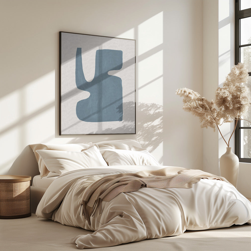 Mid Century Blue I | Poster