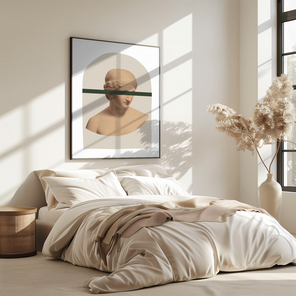 Artemis Senf und Grün | Poster