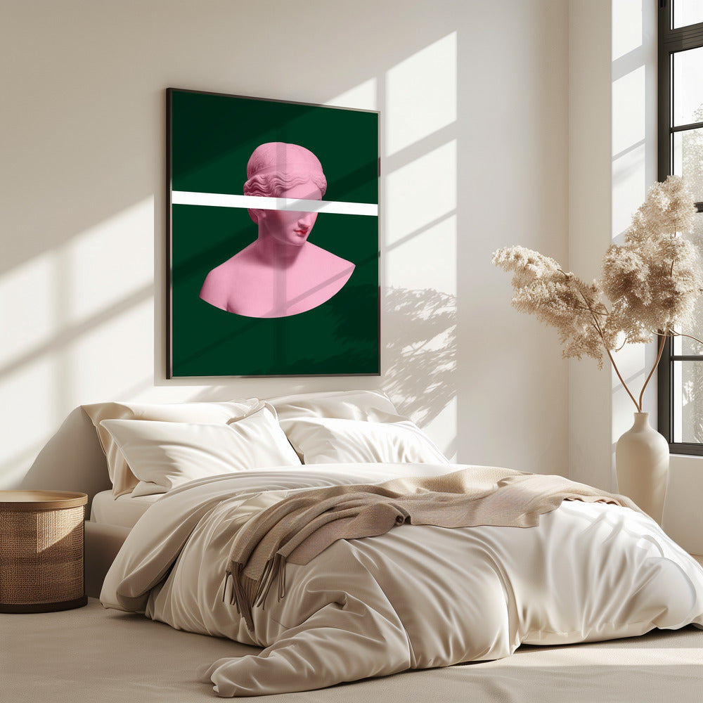 Rosa und grüne Artemis | Poster