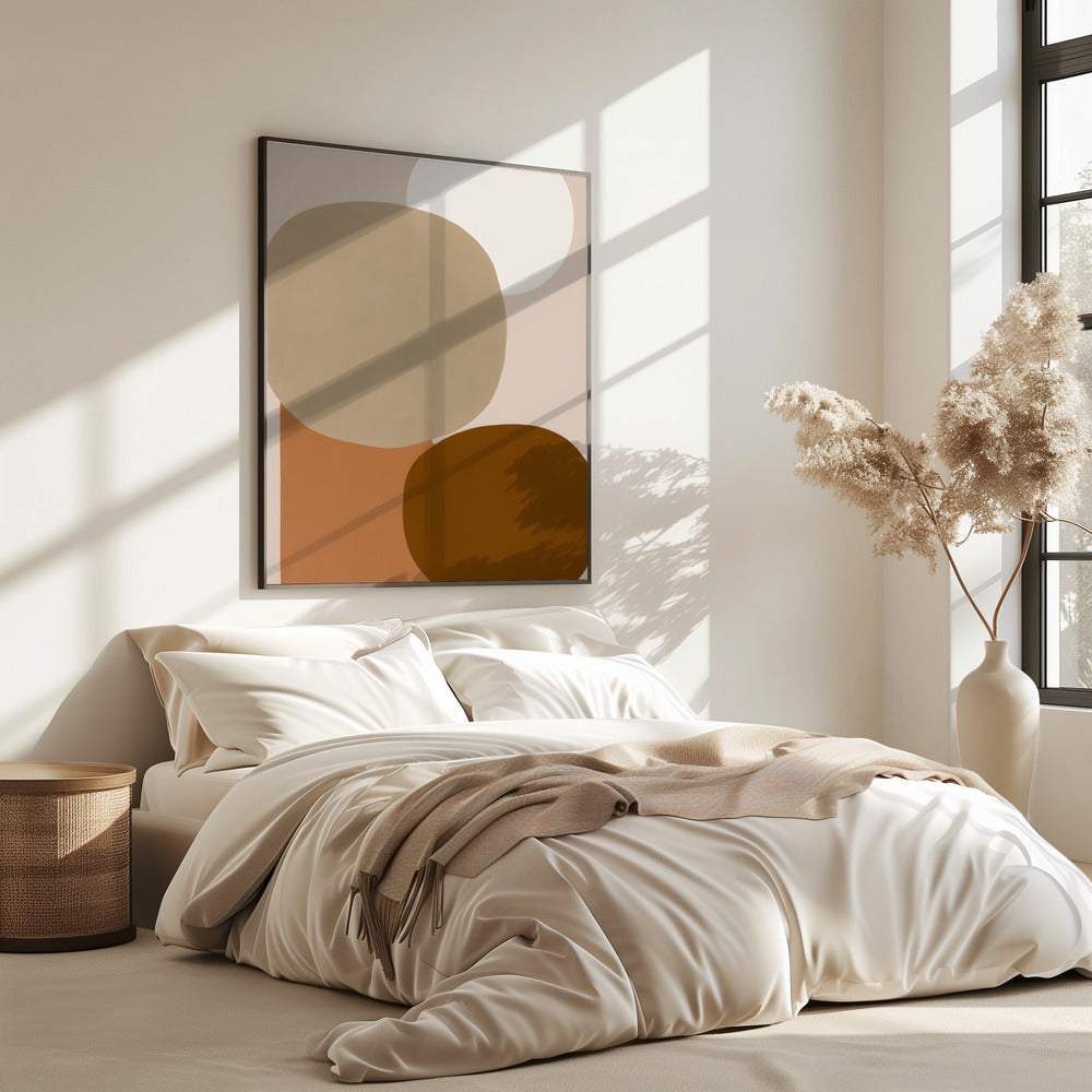 Erdiges Minimalistisches Poster
