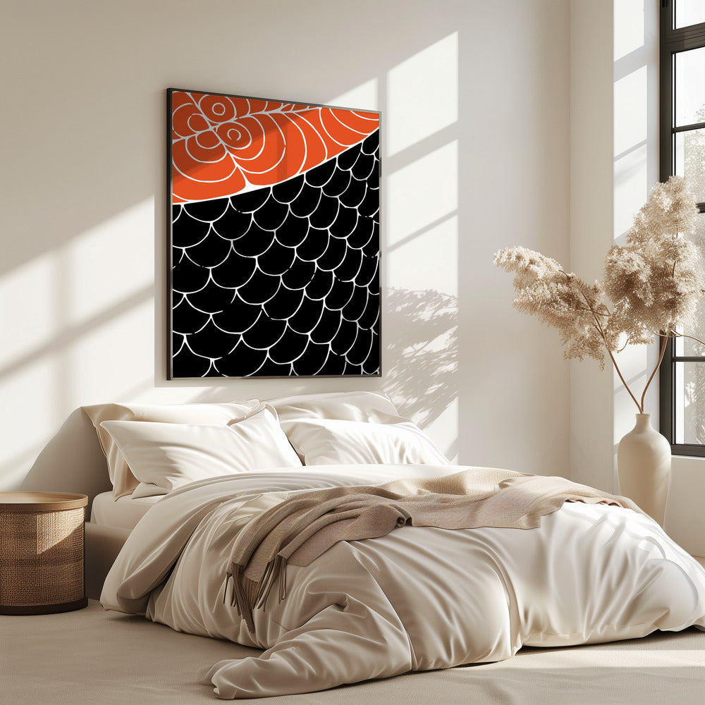 Sashimi Rot und Schwarz | Poster