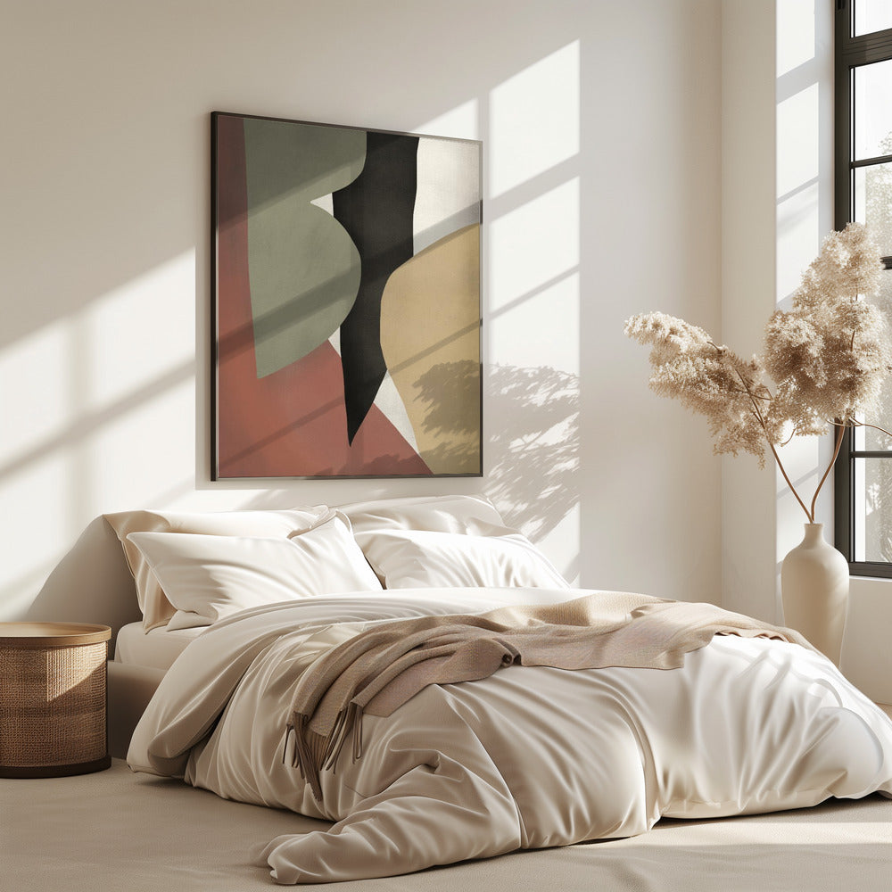 Tropische abstrakte Formen | Poster