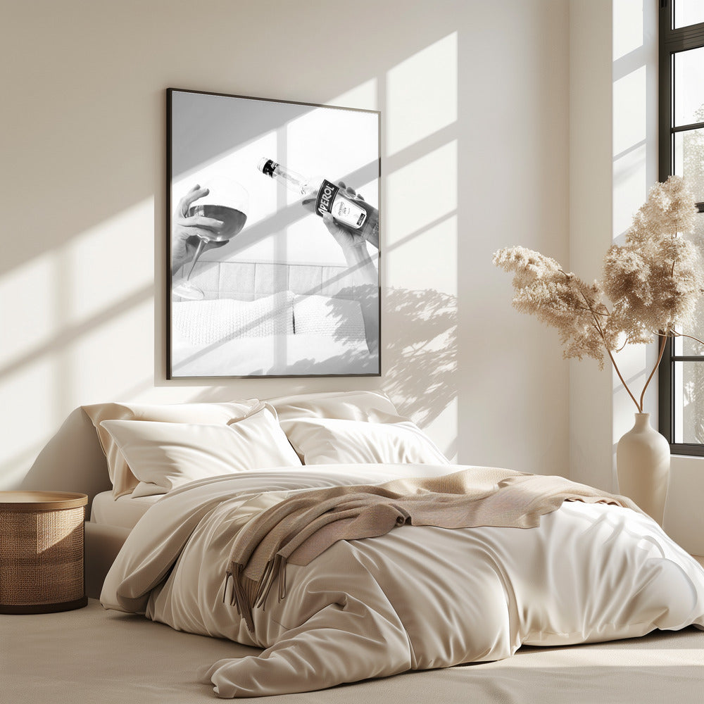 Aperol im Bett | Poster
