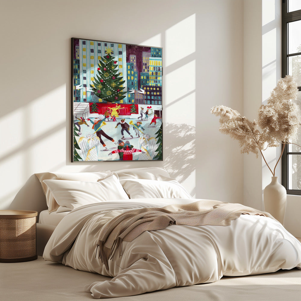 Eislaufen im Rockefeller Center | Poster