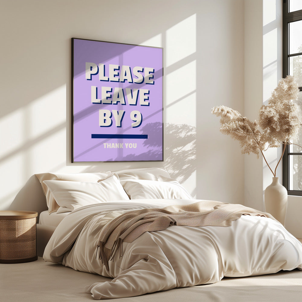 Out by Nine | Poster