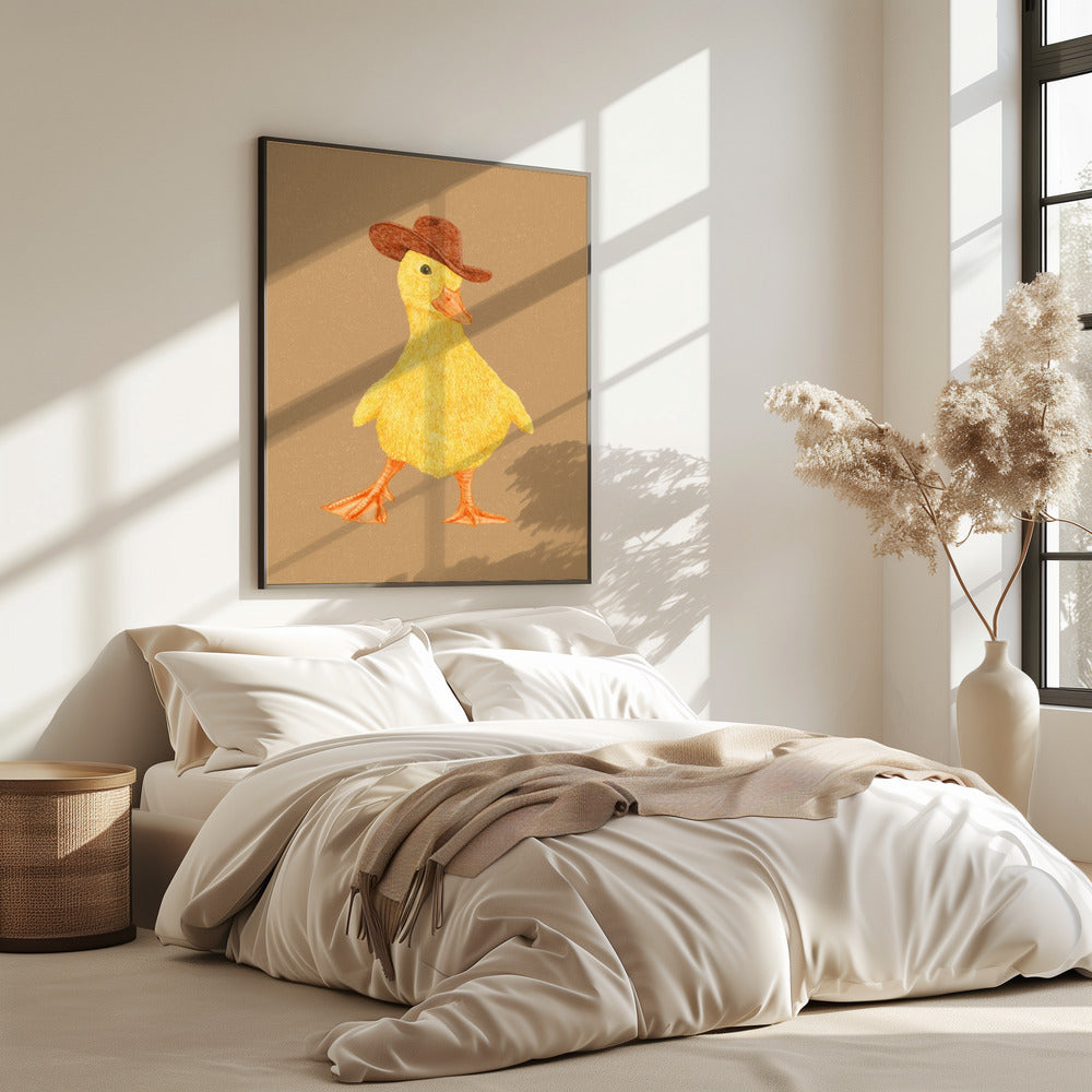 Daphne the Cowgirl Duckling | Poster