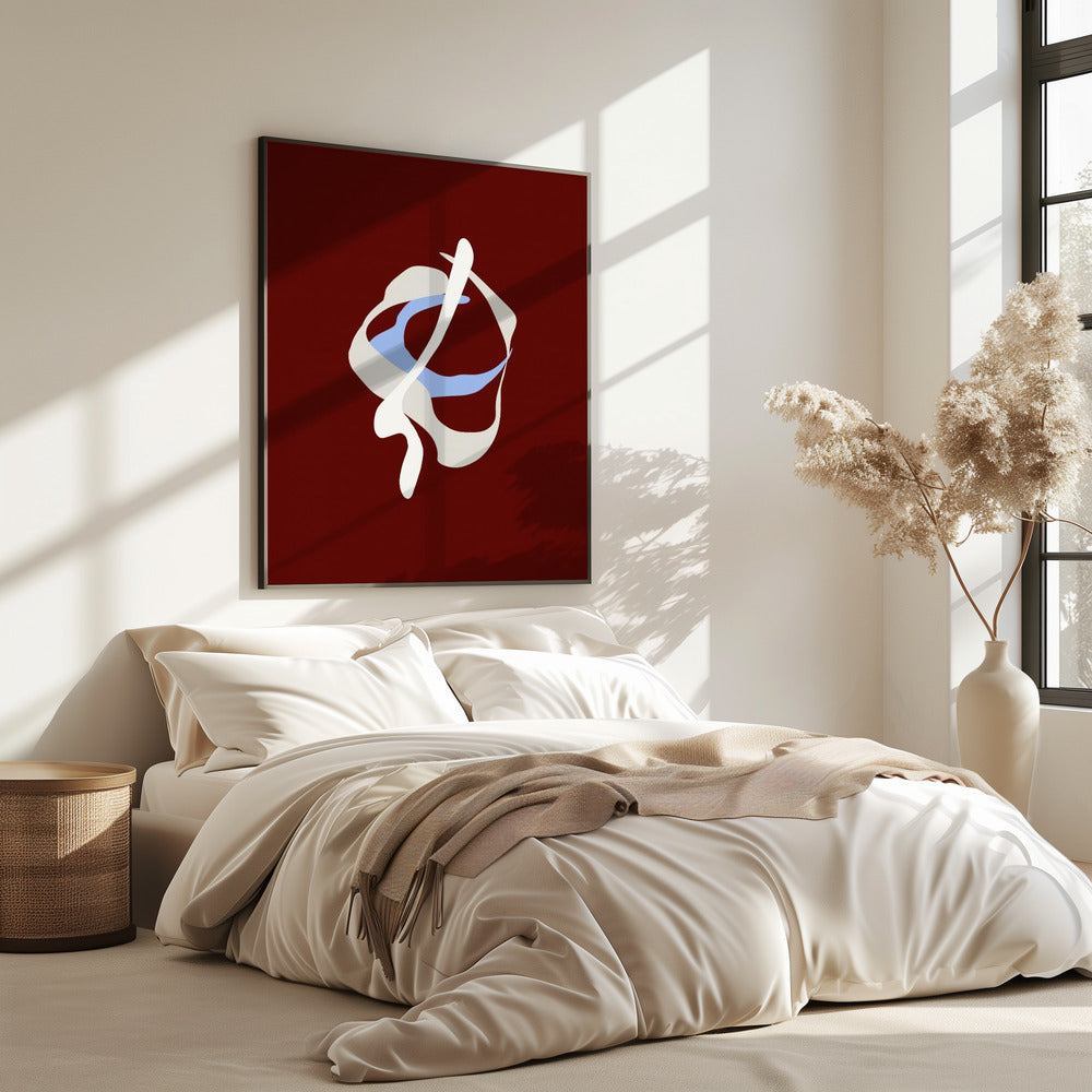 Dart rot abstrakt | Poster