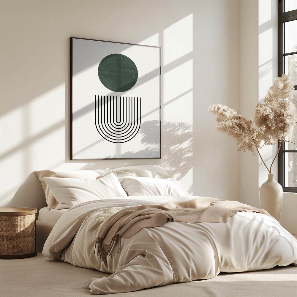 Kreis und Linien | Poster