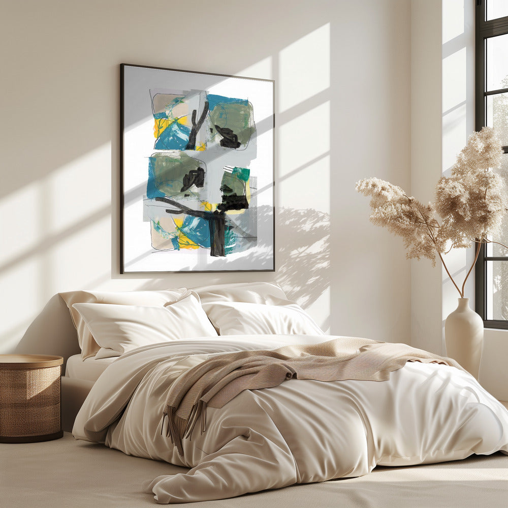Contemporary Green No2 | Poster
