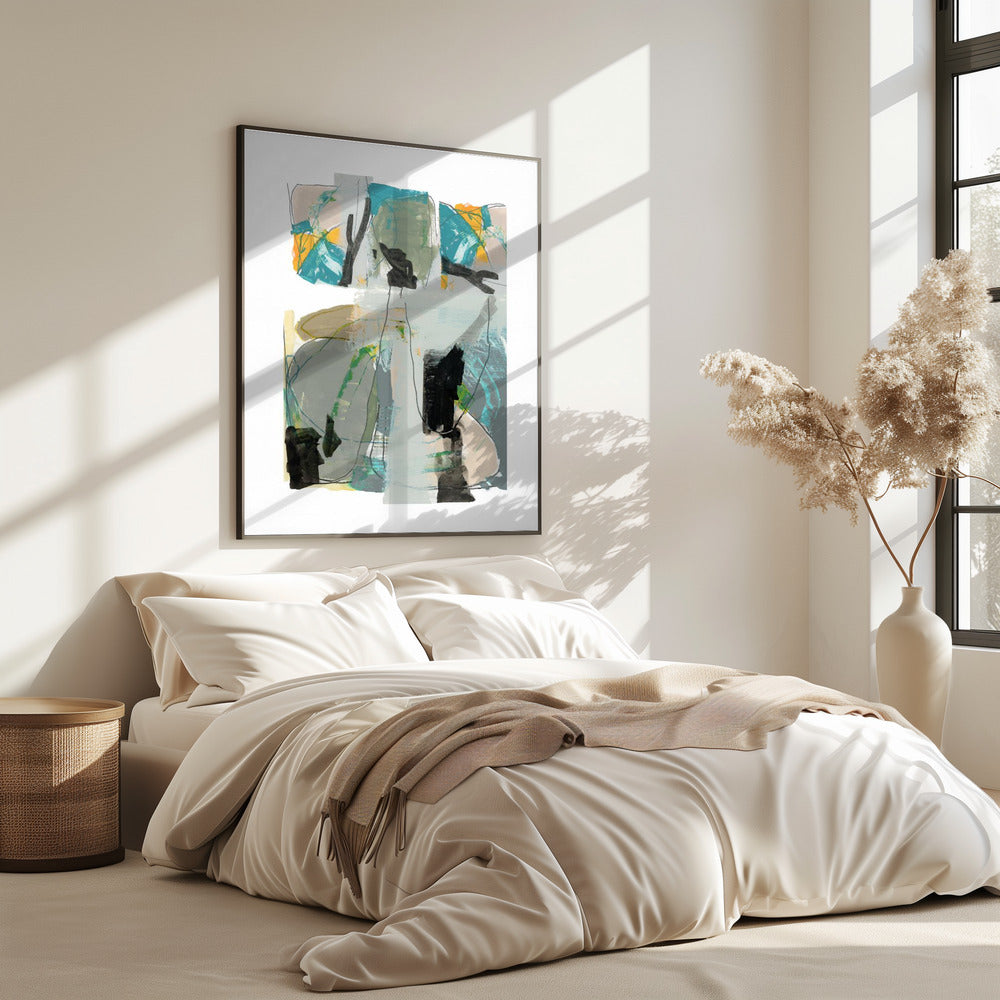 Contemporary Green No3 | Poster