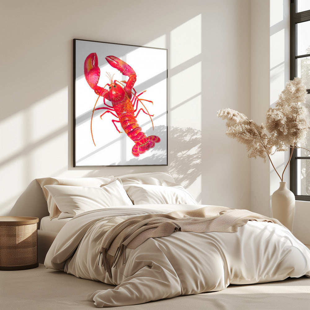 Patterned Lobster | Poster