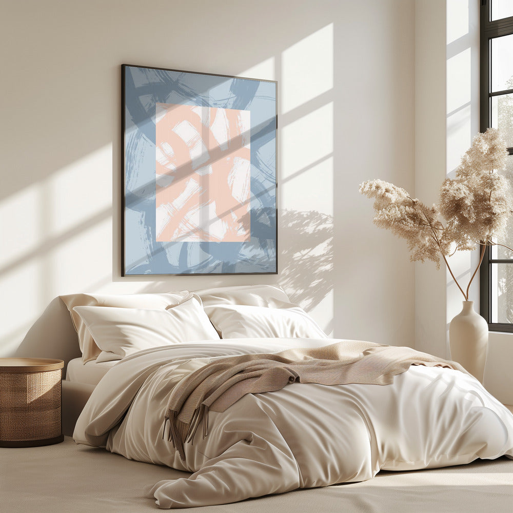 Abstrakte Pinselstriche 98A | Poster