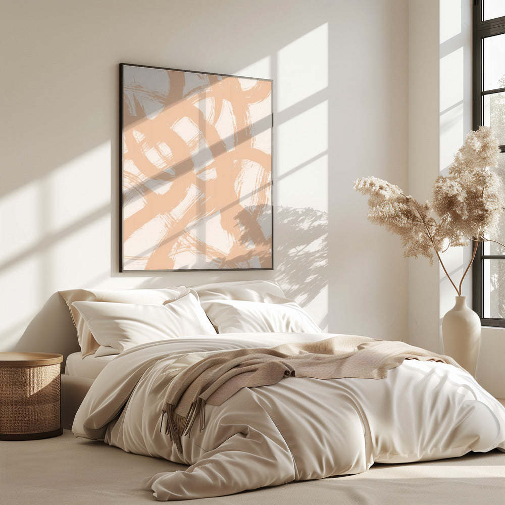 Abstrakte Pinselstriche 98B | Poster