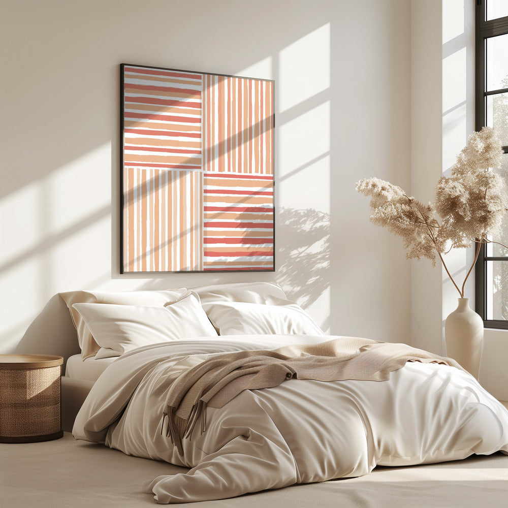 Vertical And Horizontal Stripes | Poster