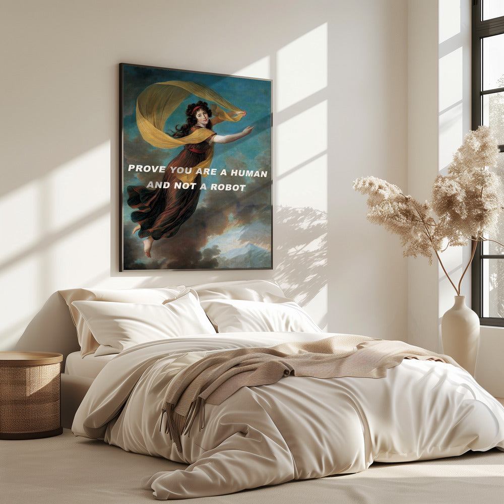 Beweise, dass du ein Mensch und kein Roboter bist. | Poster