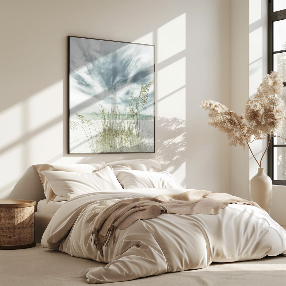Calmness on the beach | Poster