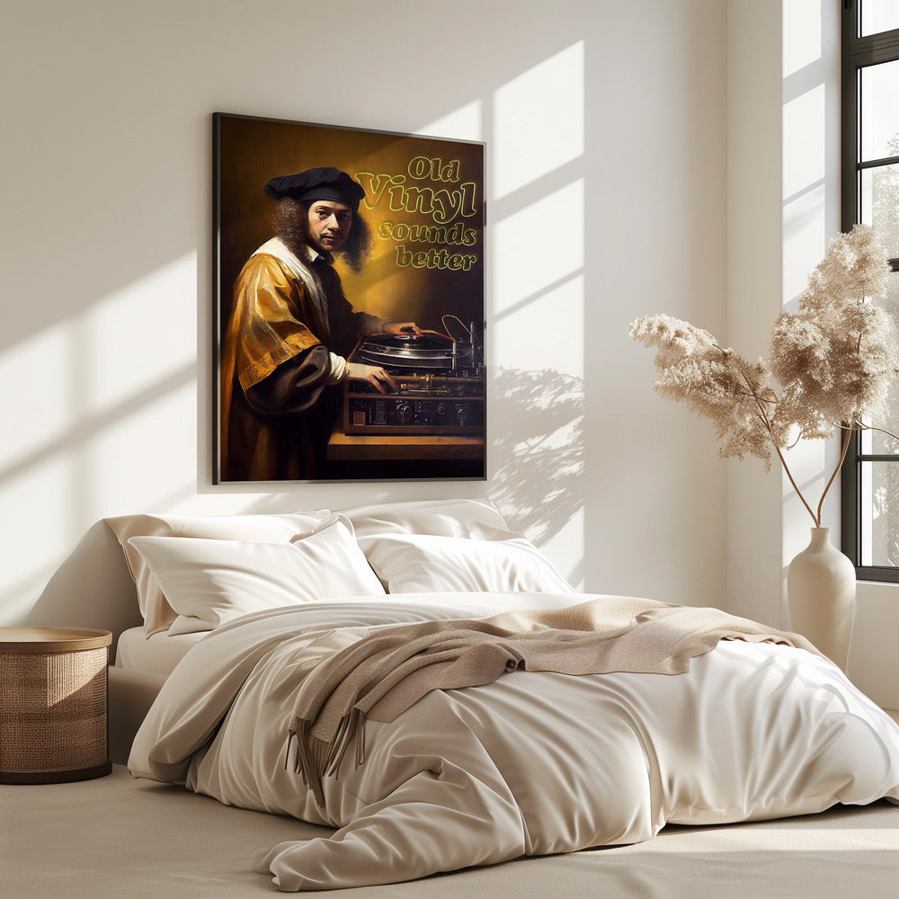 Altes Vinyl klingt besser | Poster