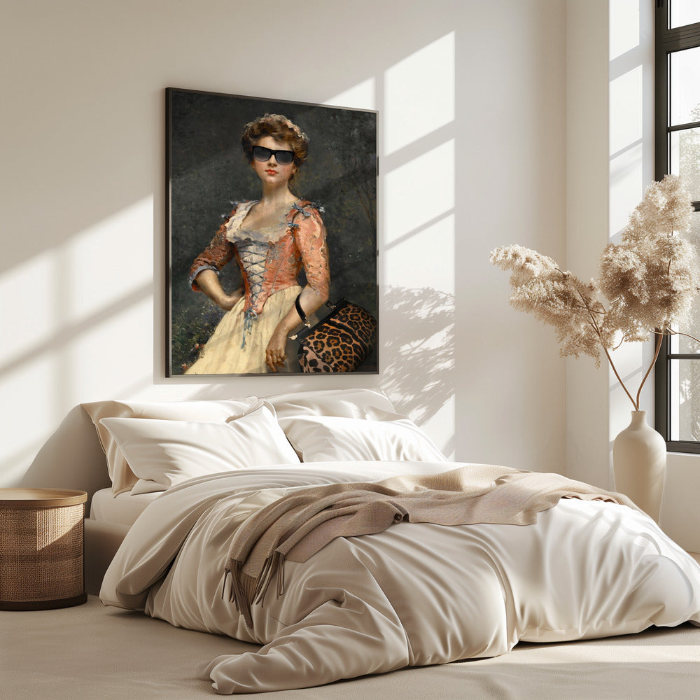 Vintage Chic Mädchen | Poster
