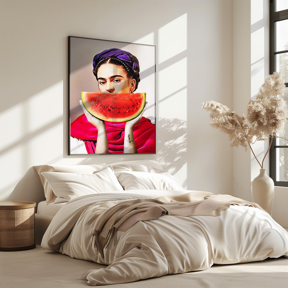 Wassermelonen-Frida | Poster