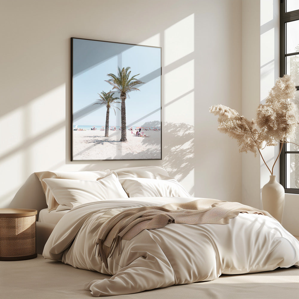 Palme am Strand | Poster