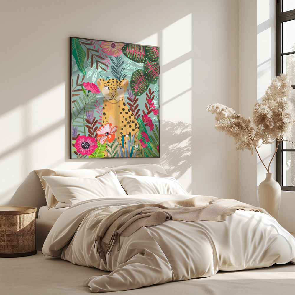 Leopard im Dschungel | Poster