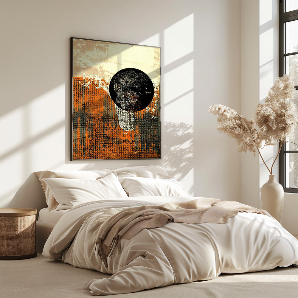Sonnenfinsternis über Textur | Poster