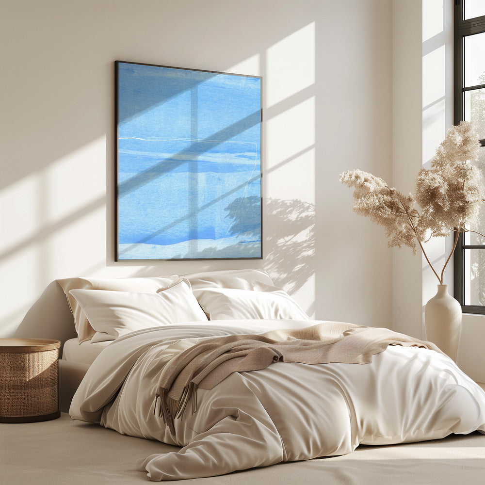 Coole azurblaue Horizonte | Poster