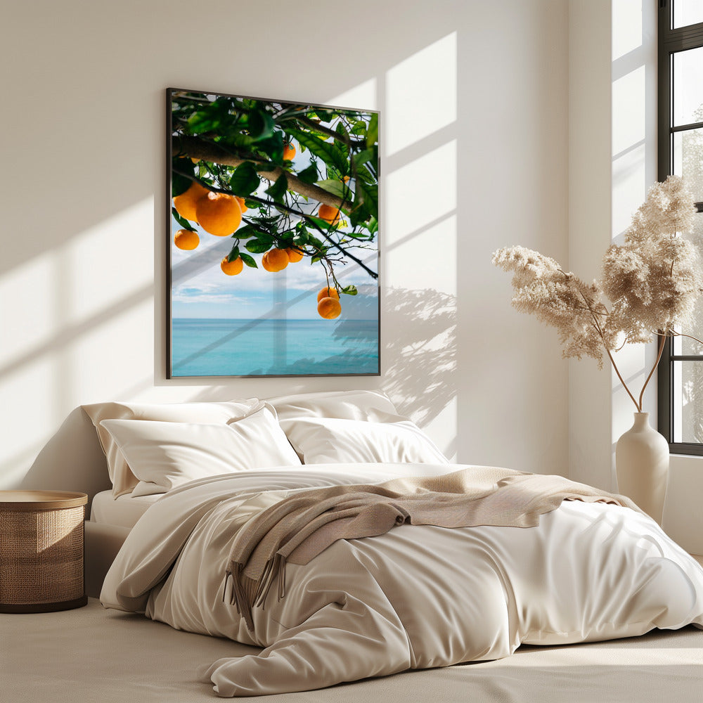 Orangen an der Amalfiküste IV | Poster