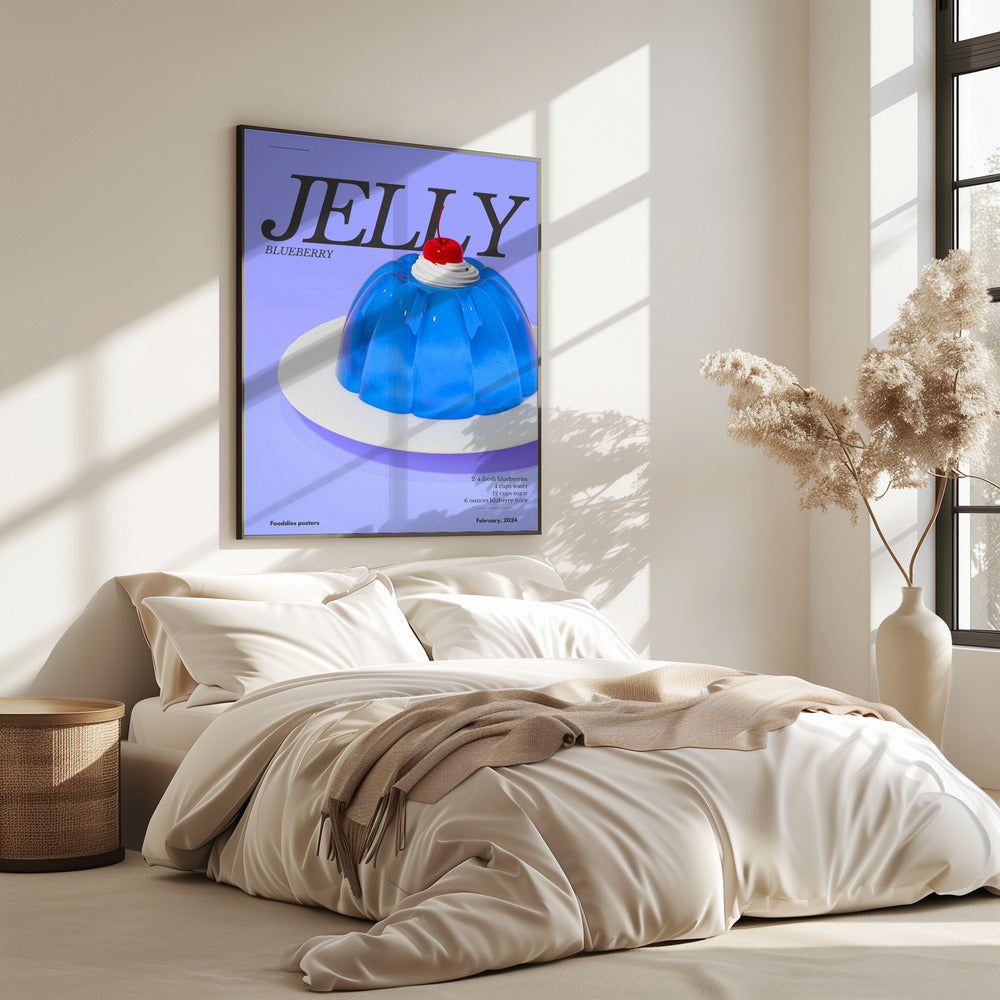 Blaues Gelee | Poster