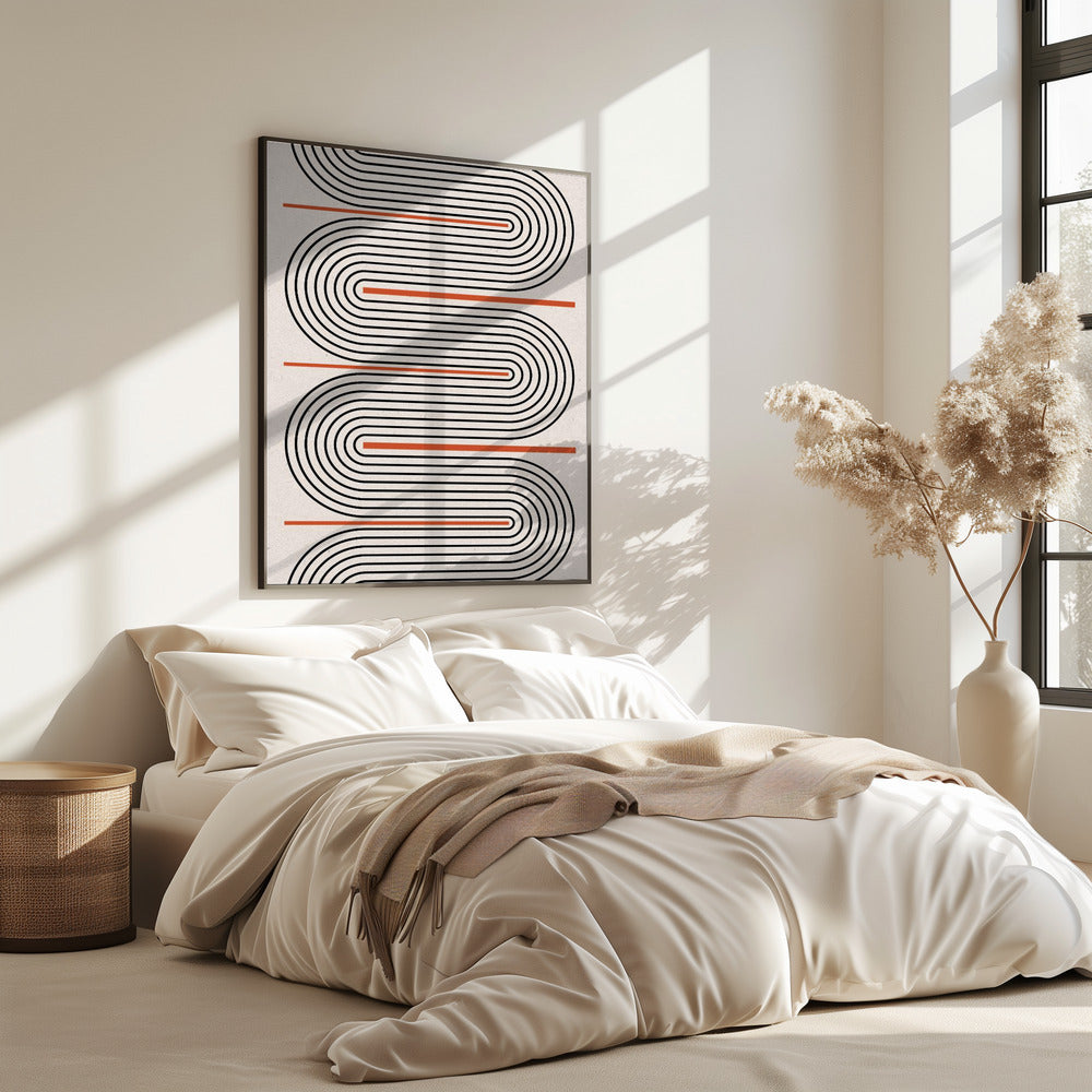 Curved Rhythm Path | Poster