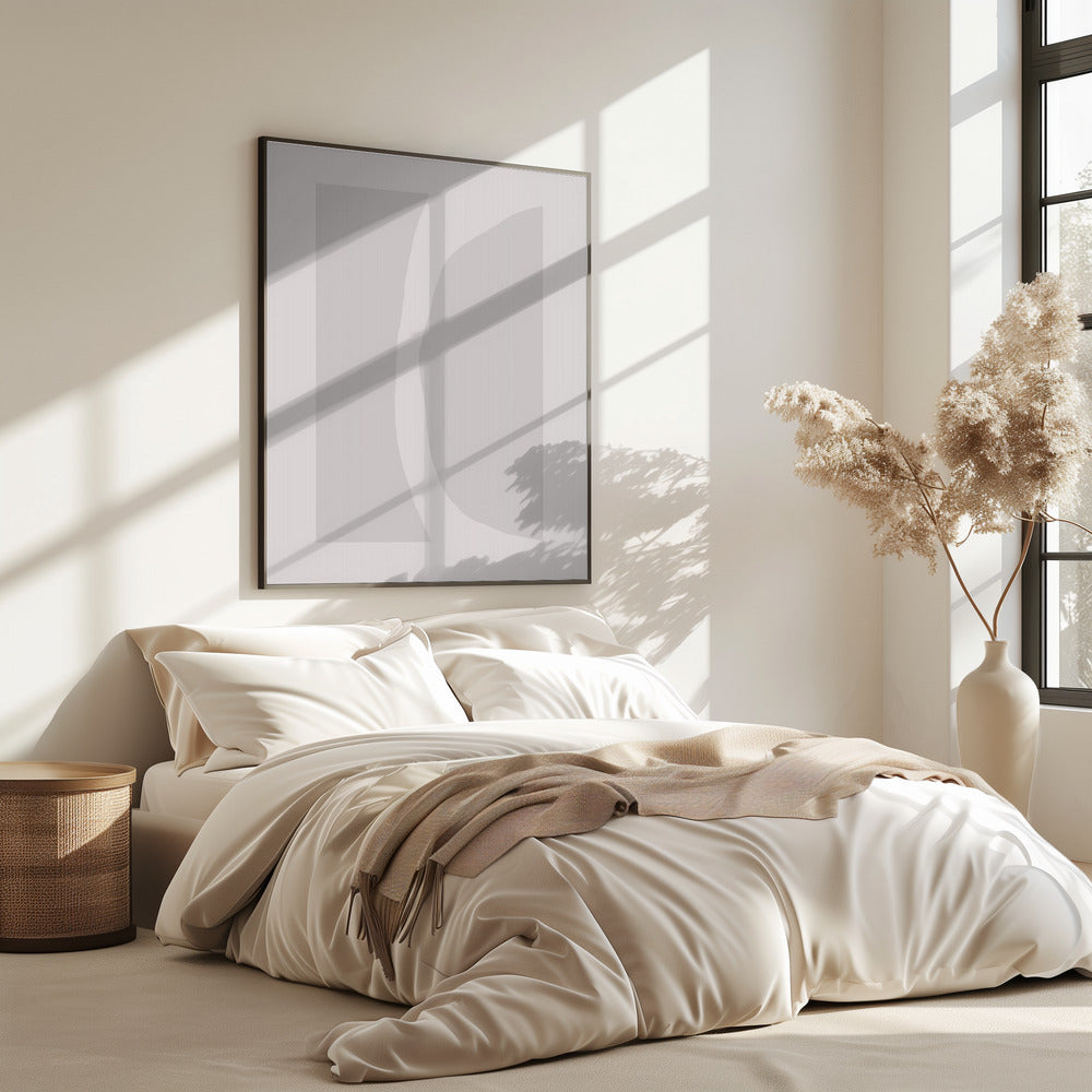 Gebogenes abstraktes Licht | Poster