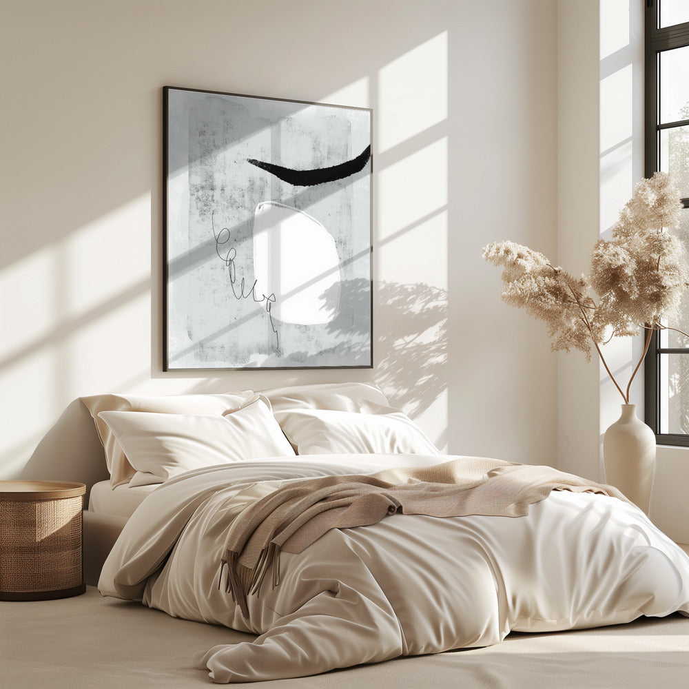 Minimalistisches Design mit Grautönen | Poster