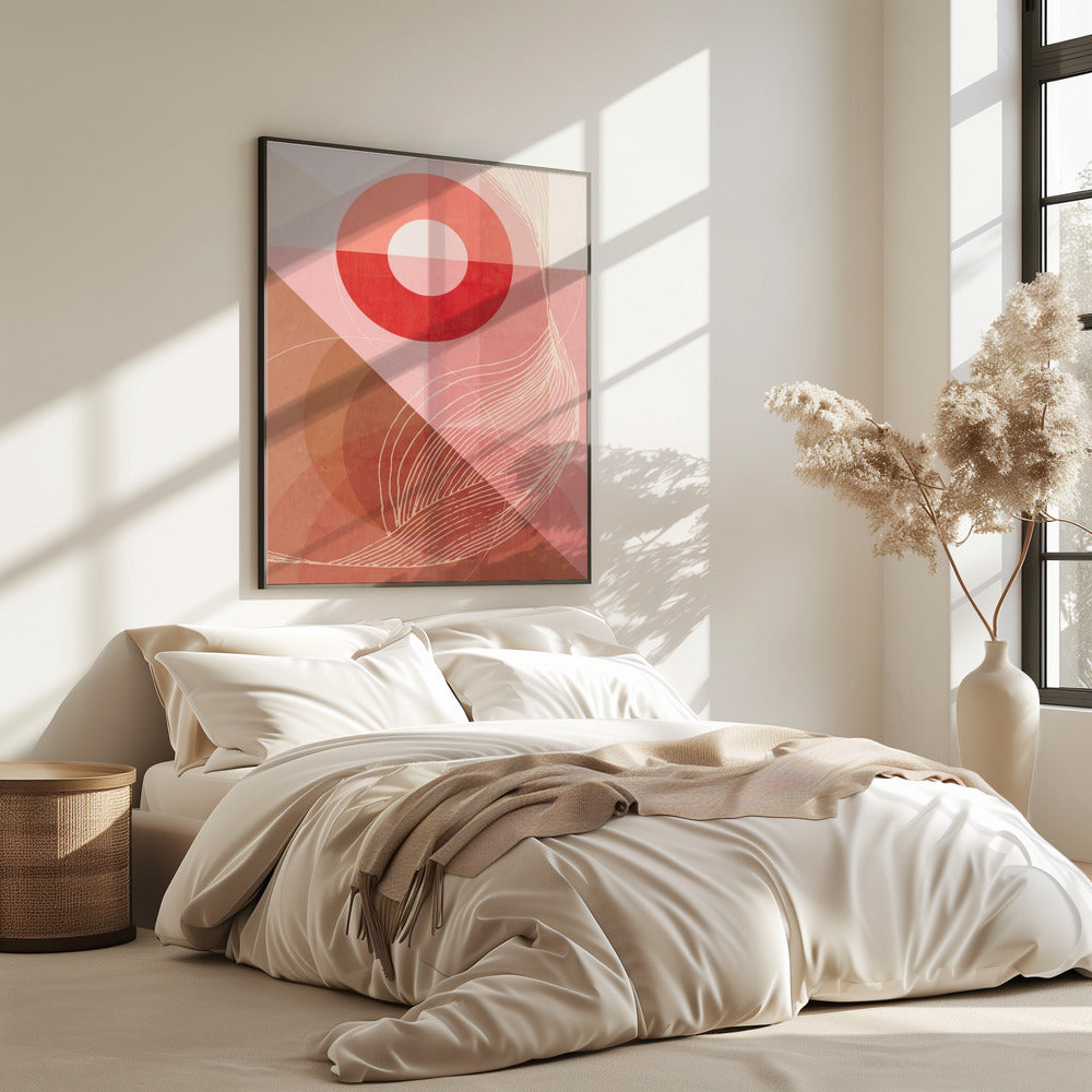 Abstract Above the mountain | Poster