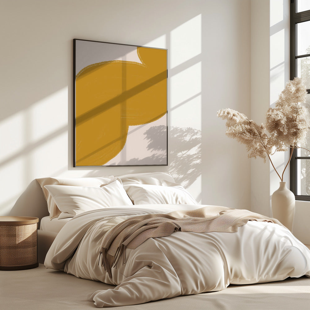 Golden Swirl Path | Poster