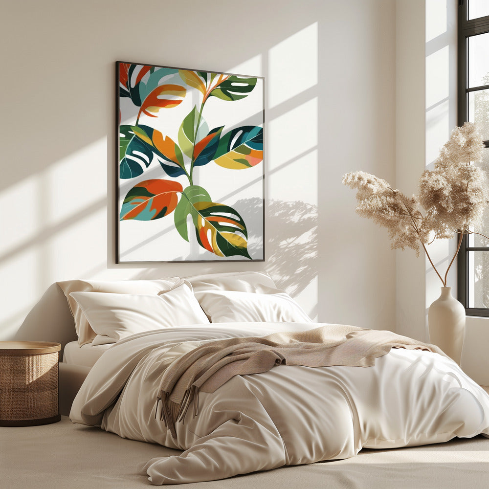 Botanische Feier der Farbe | Poster