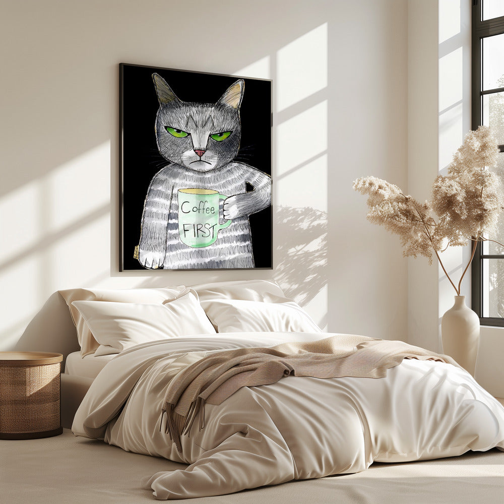 Kaffeekatze | Poster