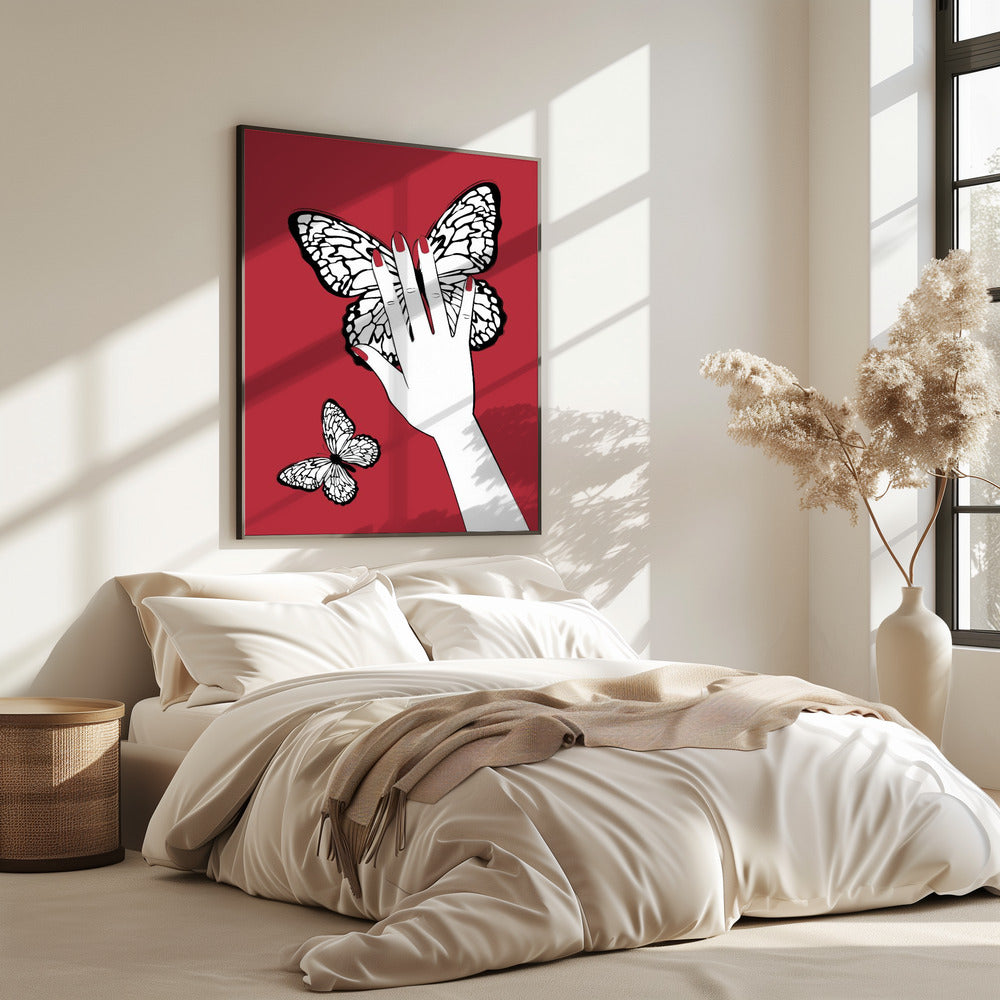 Holding a Butterfly | Poster