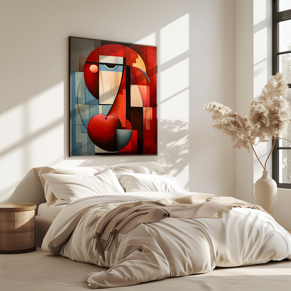 Das abstrakte Gesicht | Poster