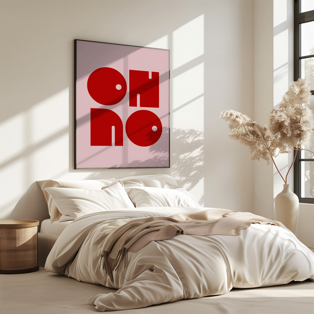 Fettgedrucktes typografisches Echo | Poster