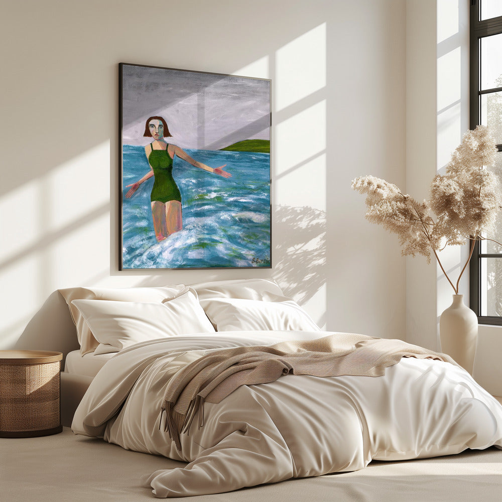 Woman by the sea | Poster