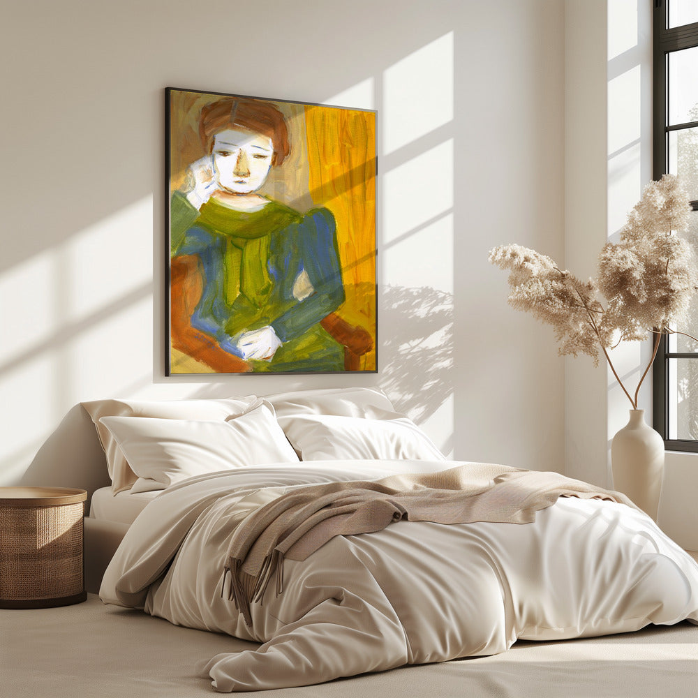 Denkende Dame | Poster