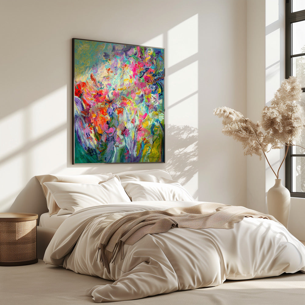 Lebendige Blumensymphonie | Poster
