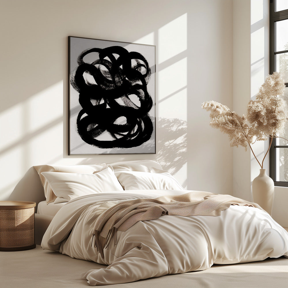 Abstrakte Pinselstriche 84 | Poster
