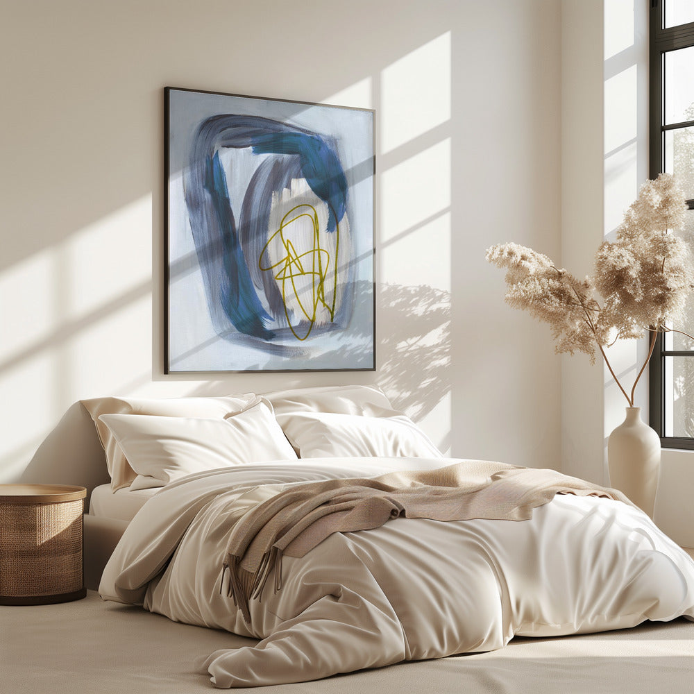 Abstract Brush Strokes 156X | Poster