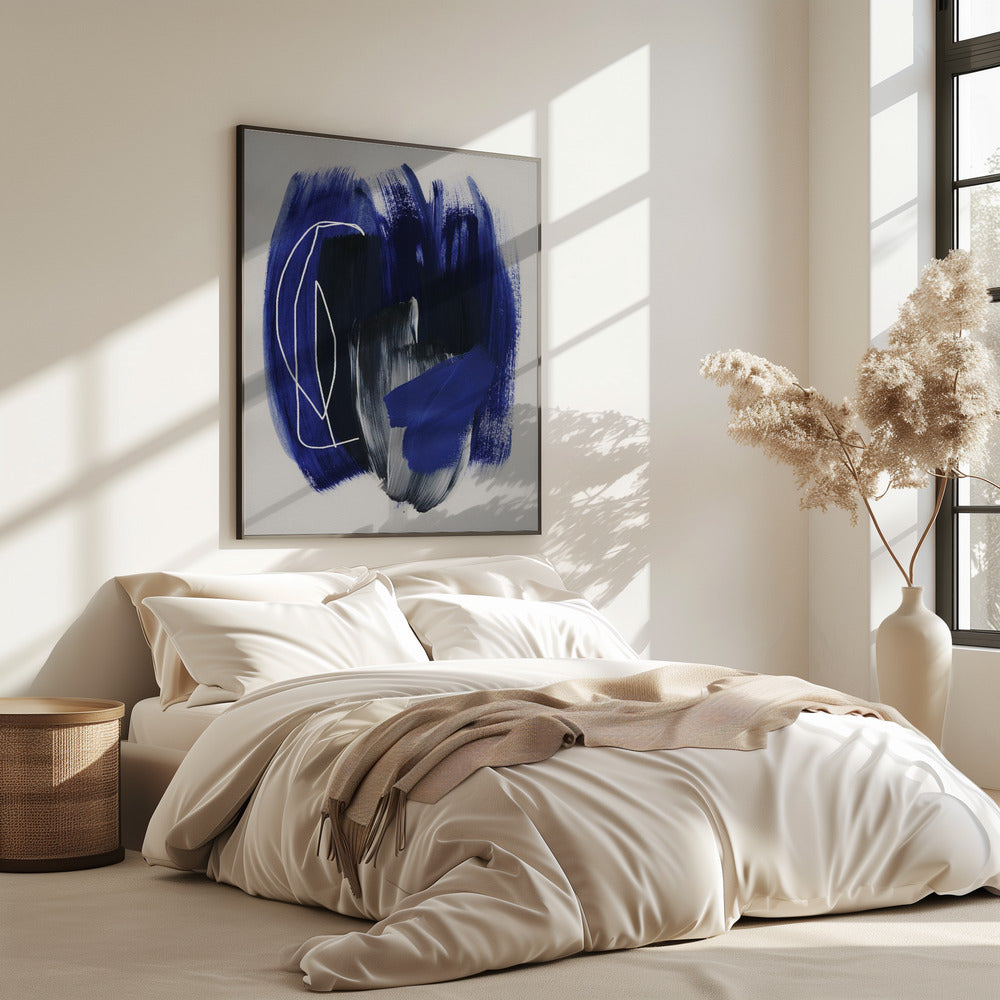 Abstract Brush Strokes 158 | Poster